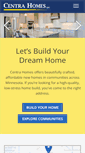 Mobile Screenshot of centrahomes.com